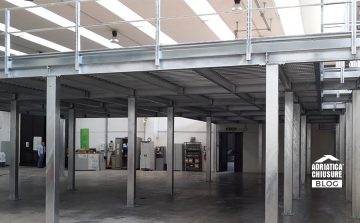 soppalchi per uffici in acciaio