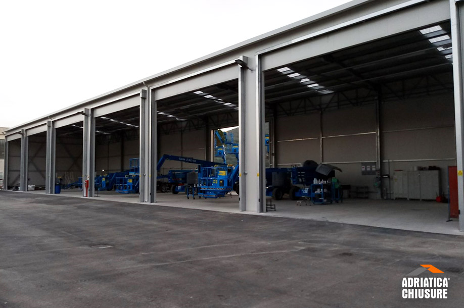 coperture per stoccaggio e deposito merci per industria dei mezzi di sollevamento