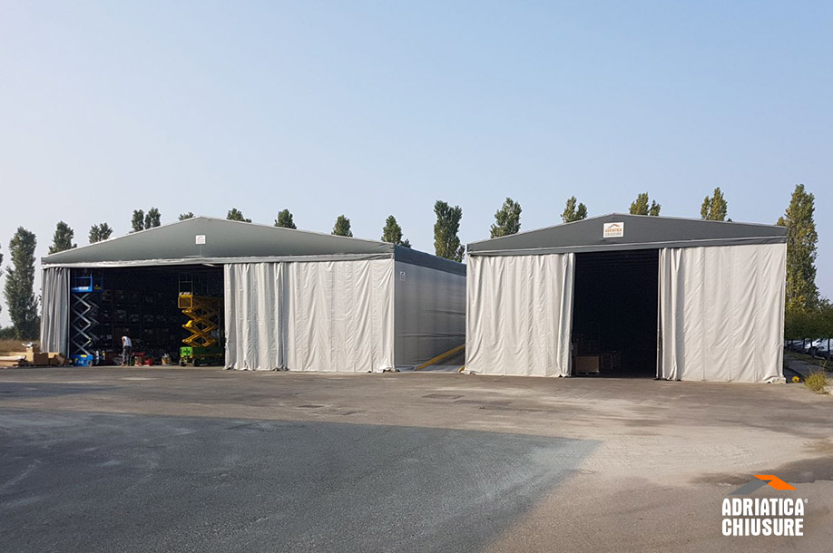 coperture per stoccaggio e deposito merci per industria dei motori elettrici