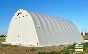 Arcotunnel per Fileni rimessa del foraggio per animali Adriatica Chiusure